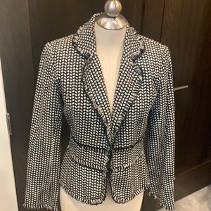 Black & White fitted jacket